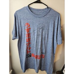 Men‎ Naruto Graphic Tshirt Sz Medium Blue